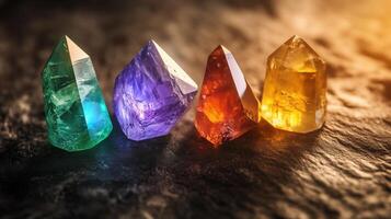 chakra crystal therapy photo