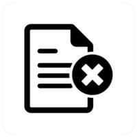 Wrong Page and web icon concept vector