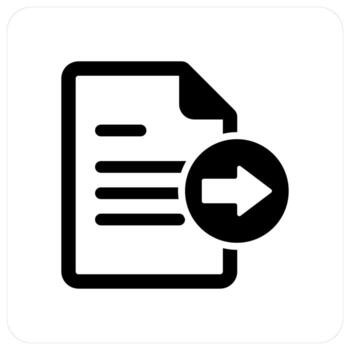 Send File and paper icon concept vector