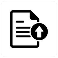 Upload File and upload icon concept vector