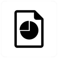 Pie Chart and chart icon concept vector