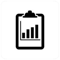 Graph Document and pdf icon concept vector