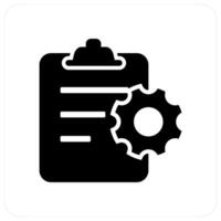 Page Setting and design icon concept vector