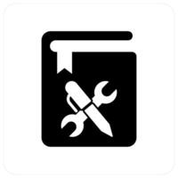 Instruction Book and guide icon cocnept vector