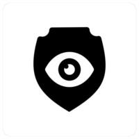 View Shield and safety icon concept vector