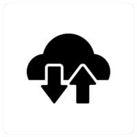Synchronize Cloud and sync icon concept vector