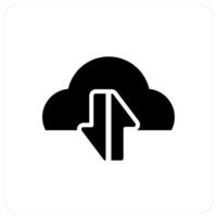 Synchronize Cloud and sync icon concept vector