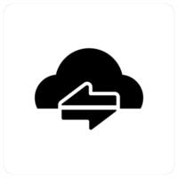 Synchronize Cloud and sync icon concept vector