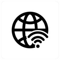 Global WIFI and wifi iocn concept vector