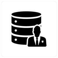 Private Server and server icon concept vector
