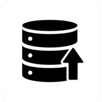 Upload Server and data icon concept vector