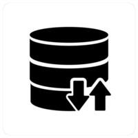 Synchronize Server and sync icon concept vector