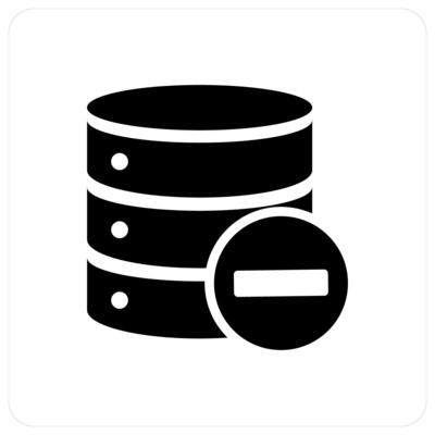 Remove Server and share iocn concept