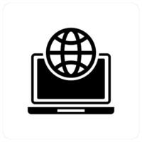 Web Browser and browser icon concept vector