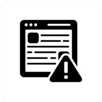 Webpage Maintenance and setting icon concept vector