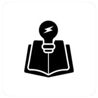 Education Idea and start up icon concept vector