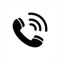 Calling and call icon concept vector