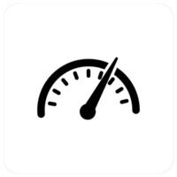 Speedometer and dashboard icon concept vector