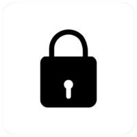 Lock and security icon concept vector