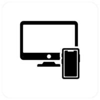 Responsive and devices icon concept vector