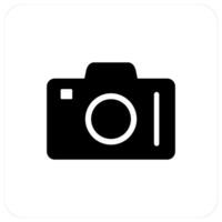 DSLR and camera icon concept vector