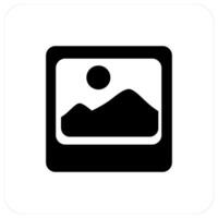 Gallery and images icon concept vector