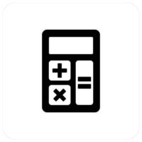 Calculator and calculate icon concept vector