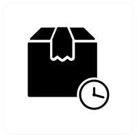 Delivery Schedule and appointment icon concept vector