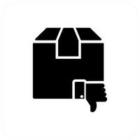 Order Declined and cancel icon concept vector