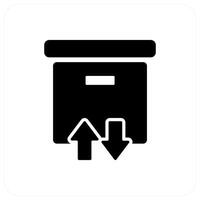 Delivery Message and parcel icon concept vector