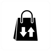 Synchronize Shopping and sync icon concept vector