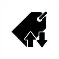 Synchronize Tag and label icon concept vector