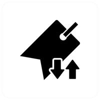 Synchronize Tag and label icon concept vector