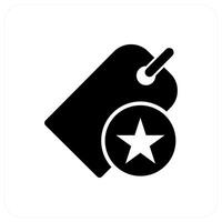 Favorite Tag and label icon concept vector