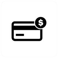 Credit Card and online shopping icon concept vector