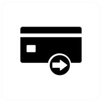 Send Card and send icon concept vector