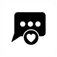 Favorite Message and message icon concept vector