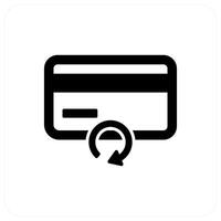 Update Card and refresh icon concept vector