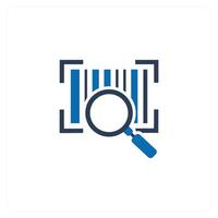 Search Bar Code icon concept vector