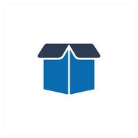 Box and package icon concept vector