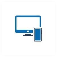Responsive and devices icon concept vector