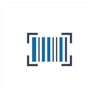 Bar Code and scanner icon concept vector