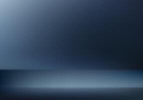 Black and blue studio background. Space for selling products on the website. Black and blue Background Empty Room Studio with table. illustration. vector