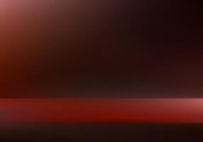 Dark red studio background. Space for selling products on the website. Red and black Background Empty Room Studio with table. illustration. vector