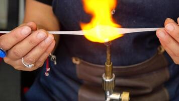 Flame Working A Glass Shaping Technique Utilized with Torches to Create Beautiful Designs video
