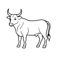 Horns and Hooves Tales of a Farm Bull vector