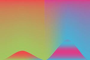 Abstract Wave Neon Color Background vector