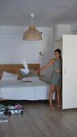 Preparing and Packing for an Exciting Trip Organizing Clothes and Essential Items Efficiently video