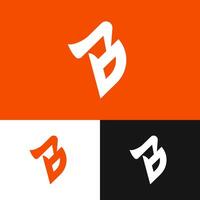 The logo features the letter 'B' with a minimalist design to create a strong brand identity vector