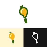 Get inspired by mango fruit logo designs with a unique and creative search touch vector